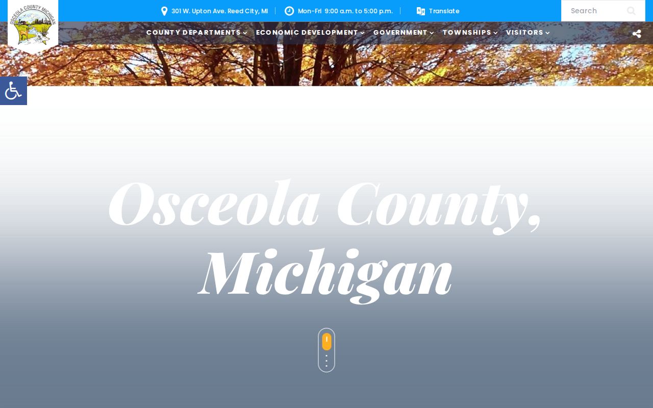 Osceola County criminal record offices on the county government website