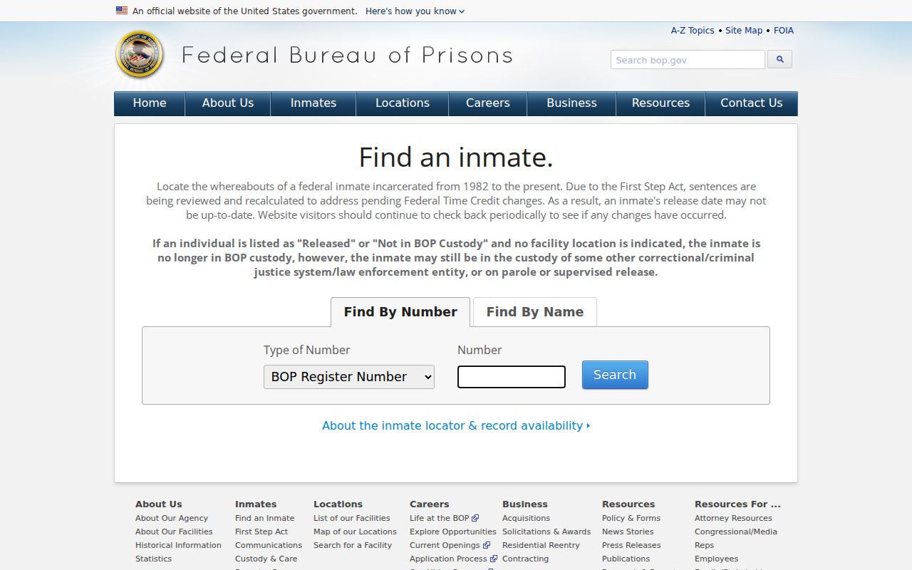 Federal inmate locator for Osceola County arrest history research